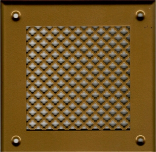 Решётка 210 210 золото, мелкий цветок